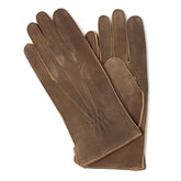 Handschuh "Belvedere" aus Hirschleder mit Kaschmirfutter - handgenäht