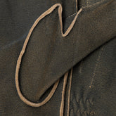 Handschuh "Belvedere" aus Hirschleder mit Kaschmirfutter - handgenäht