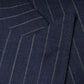 Dunkelblauer Anzug "Avvocato" aus englischer High Twist Wolle - reine Handarbeit