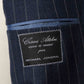 Dunkelblauer Anzug "Avvocato" aus englischer High Twist Wolle - reine Handarbeit