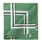 Grünes Taschentuch "Picasso" aus reiner Baumwolle