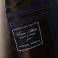 Dunkelblauer Anzug "Magistrale" aus englischer High Twist Wolle - reine Handarbeit