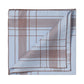 Hellblau gemustertes Taschentuch "Harlan" aus Baumwolle