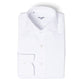 Weißes Hemd "Il Miglior Popeline" aus reiner ägyptischer Baumwolle von Alumo - Collo Tom