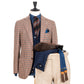 Jacket "Nuovo Pied de Poule" made of pure Cashmere—entirely handcrafted