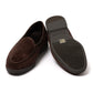 Baudoin & Lange x MJ: Stride loafer "Shearling" in calf suede - Handmade