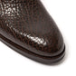 Bootee "Iconic" made of dark brown bison leather - purely handmade