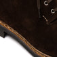 Boot "Handstitched Ankle" aus dunkelbraunem Wildleder - reine Handarbeit