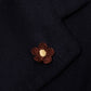 Fiore Marrone" buttonhole flower - handmade