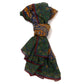 Carreé scarf "Foulard Grafico" made of cotton & cashmere - Hand-rolled