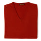 Brigatelli dal 1922 per Michael Jondral: V-Pullover aus Merinowolle und Kaschmir - 1 Ply Cashmere Blend