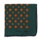 "Medaglioni Incornicato" handkerchief made from a luxurious wool blend - hand-rolled