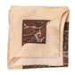 Limited Edition: "Grande Fantasia Cashemire" patterned handkerchief made from pure silk - hand-rolled