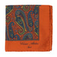 Limited Edition: "Grande Fantasia Cashemire" patterned handkerchief made from pure silk