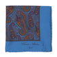 Limited Edition: "Grande Fantasia Cashemire" patterned handkerchief made from pure silk - hand-rolled