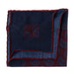 "Cachemire Spostato" pocket square made from a luxurious wool blend - hand-rolled