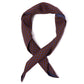 Scarf "Foulard" made from English Challis wool - hand-rolled