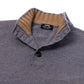 "Brenta" sweater with stand-up collar made from pure comforter cashmere