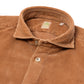 Over-shirt made from pre-washed "vintage corduroy" - Collo Silvano