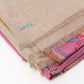 "GORAKHPUR" scarf made from the finest hand-embroidered pashmina cashmere - purely handmade