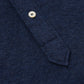 Dark blue polo shirt "JFK" made of cotton and cashmere - purely handcrafted