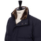 "Courmayeur" down coat with detachable mink collar