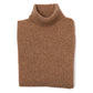 Turtleneck jumper made from merino wool and cashmere - 3 ply cashmere blend