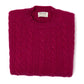 MJ Exklusiv: Pullover "Crew Cable-Rib" aus reiner Geelong Lambswool - 3 Ply