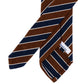 Exclusively for Michael Jondral: "Club Milanese 1966" tie made of silk and cotton - hand-rolled