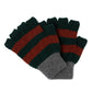 HOWLIN' Handschuhe "Striped No Fingers" aus schottischer Wolle