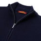 Brigatelli dal 1922 per Michael Jondral: Zip cardigan in merino wool and cashmere - 3 ply cashmere blend