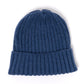 Exclusively for Michael Jondral: Denim blue knitted hat made from pure Scottish cashmere