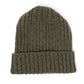 Exclusively for Michael Jondral: Olive green knitted hat made from pure Scottish cashmere