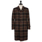 "Double tartan" coat made from pure cashmere - handmade