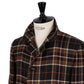 "Double tartan" coat made from pure cashmere - handmade