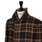 "Double tartan" coat made from pure cashmere - handmade