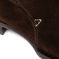 "Jodhpur" boot made of dark brown suede - pure handwork