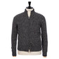 Exclusively for Michael Jondral: "Favonius Open" zip cardigan made from baby alpaca