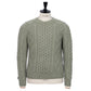 Iconic Aran" sweater made from lambswool and cashmere - Original Knit