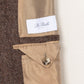 Brown "Il Cacciatore Moderno" jacket made from Scottish wool - handmade