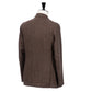 Brown "Il Cacciatore Moderno" jacket made from Scottish wool - handmade