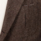 Brown "Il Cacciatore Moderno" jacket made from Scottish wool - handmade