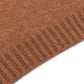 Exclusively for Michael Jondral: Nut brown turtleneck sweater made from Scottish 4-ply cashmere