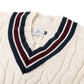 Fox Brothers x MJ: Original Cricket Pullover "Fox Club" aus britischer Wolle
