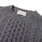 Iconic Aran" sweater made from lambswool and cashmere - Original Knit