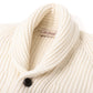 Iconic Shawl" cardigan made from lambswool and cashmere - Original Knit