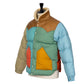 Rocky Mountain Featherbed x MJ: Daunenjacke "Christy Multi-Patch Jacket" mit Lammfellkragen