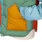 Rocky Mountain Featherbed x MJ: Daunenjacke "Christy Multi-Patch Jacket" mit Lammfellkragen