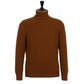 Exclusively for Michael Jondral: Nut Brown Turtleneck Sweater made from Scottish 4-Ply Cashmere