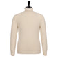Exclusively for Michael Jondral: Creamy White Turtleneck Sweater made from Scottish 4-Ply Cashmere